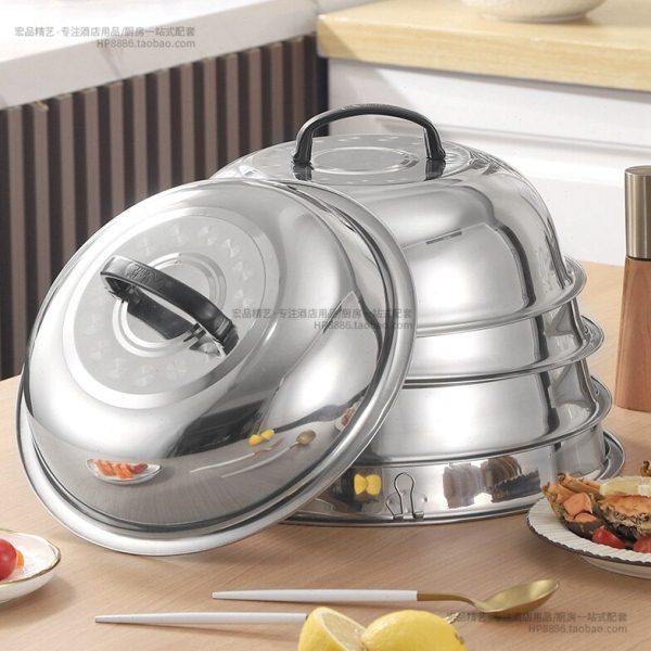 炒锅盖不锈钢锅盖高盖家用盖子农村铁锅老式柴火灶锅鼎盖深盖菜盖,淘宝优惠券,粉丝福利购,淘宝优惠卷