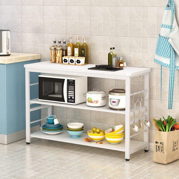 厨房桌子切菜桌微波炉置物架落地式烤箱收纳柜储物台柜子多层架子,淘宝优惠券,粉丝福利购,淘宝优惠卷