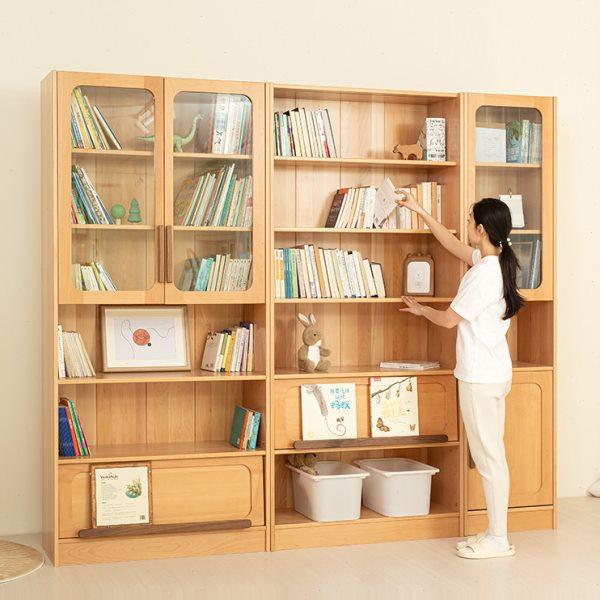 儿童灯光落地书架置物架落地矮柜教室学生收纳客厅组合储物柜书柜,淘宝优惠券,粉丝福利购,淘宝优惠卷