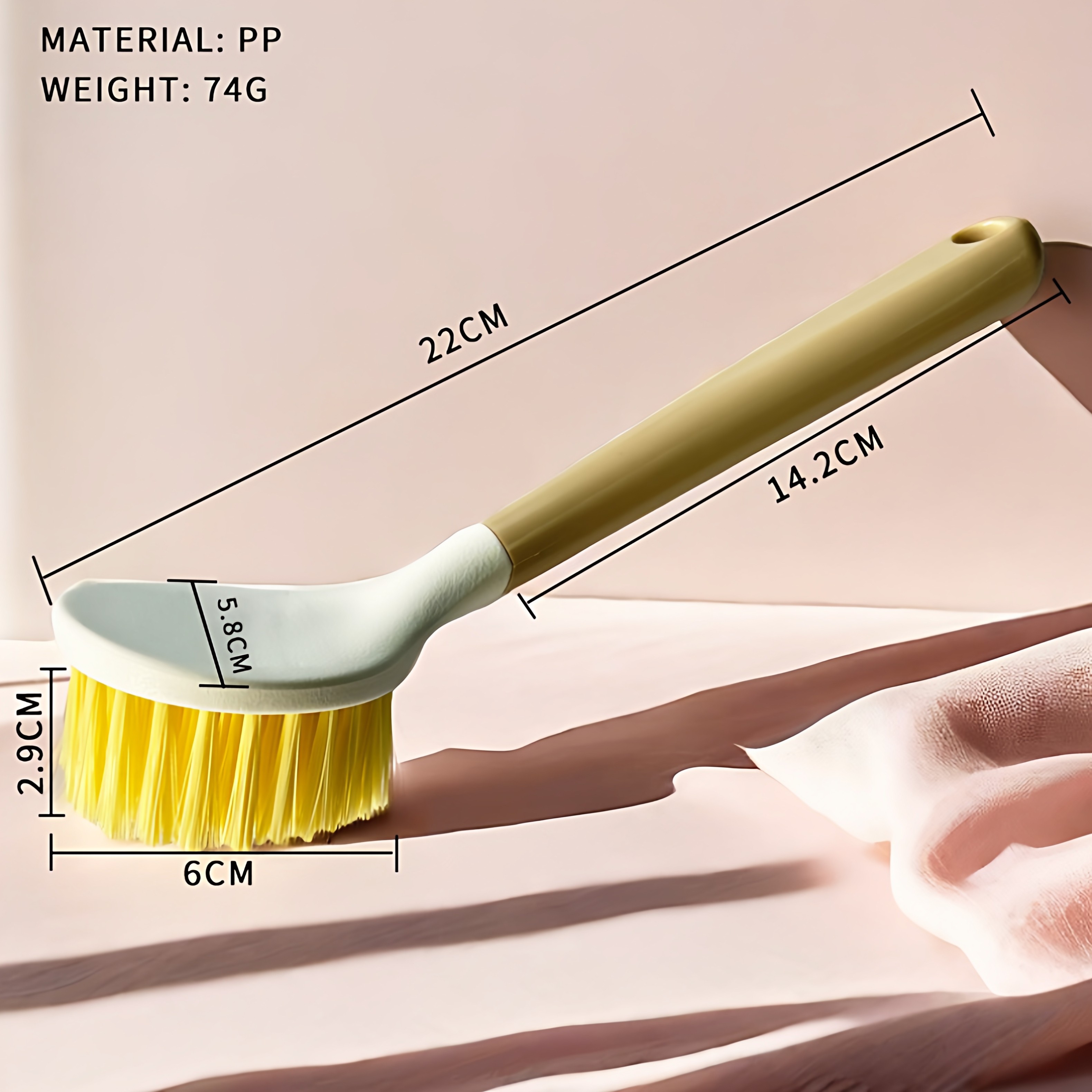 厨房长柄锅刷家用厨房刷洗碗神器可挂式水槽灶台刷子清洁刷洗碗刷
