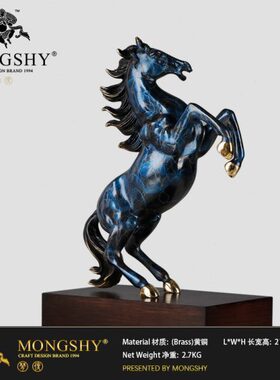 铜马铜马摆件酒店书房办公室客厅装饰送领导工艺品礼品马到成功