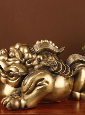 杨铜金记蟾霸王金0118三足金蟾铜摆件铜蟾独角蟾