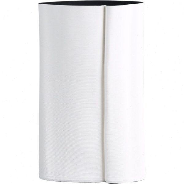 Best west 3D打印白色陶瓷花摆件 档家居样板房花盆干花花器,淘宝优惠券,粉丝福利购,淘宝优惠卷