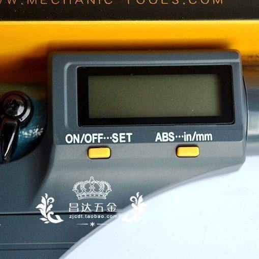 上海机械工人数显千分尺/电子防水外径千分尺0-25/50/75-100mm,淘宝优惠券,粉丝福利购,淘宝优惠卷