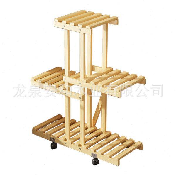 实木花架客厅落地式简约现阳台装饰置物架户外多层中式花盆架子,淘宝优惠券,粉丝福利购,淘宝优惠卷