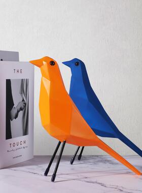 北欧风i设ns个性CYXN-001小鸟创意摆件客厅摆办公家室居树脂工艺