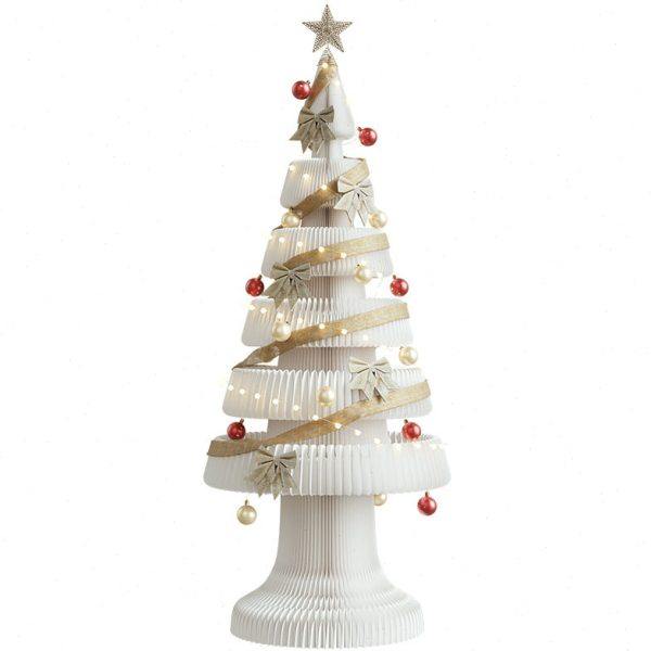 十八纸圣诞树家居饰品橱窗道具商场节庆装饰创意桌面客厅落地摆件,淘宝优惠券,粉丝福利购,淘宝优惠卷