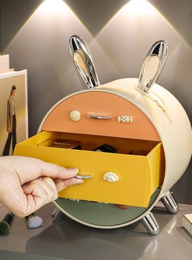 入户玄关轻奢抽屉式桌面收纳盒钥匙收纳装饰品置物架.整理盒摆件