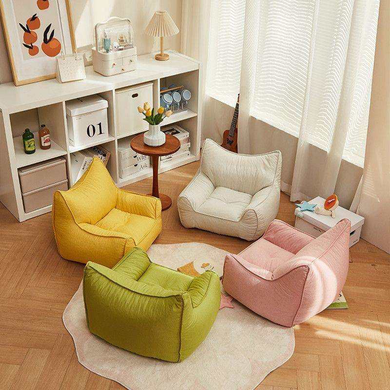 懒人沙发可躺可睡单人沙发卧室飘窗榻榻米网红懒人椅阳台休闲椅子,淘宝优惠券,粉丝福利购,淘宝优惠卷