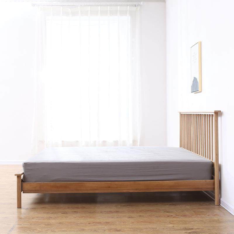 北欧实木床现代简约原木1.8米1.5单双人纯日式全橡木婚床主卧家具,淘宝优惠券,粉丝福利购,淘宝优惠卷