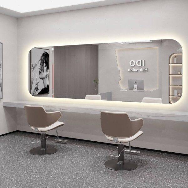 横挂理发店镜子发廊壁挂剪发大通镜影楼化妆镜带灯网红美发店镜台,淘宝优惠券,粉丝福利购,淘宝优惠卷