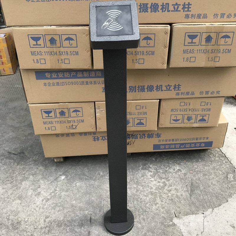 Face recognition temperature measurement all-in-one machine bracket column face recognition access control card column attendance machine