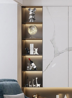 轻奢暴力熊客厅电视柜摆件书柜书档组合红酒托收纳现代饰品套组