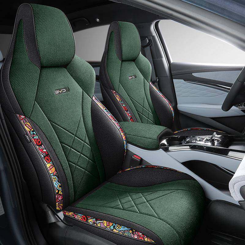 比亚迪海豹专用汽车座套四季通用透气亚麻座椅套夏季全包围车坐垫,淘宝优惠券,粉丝福利购,淘宝优惠卷