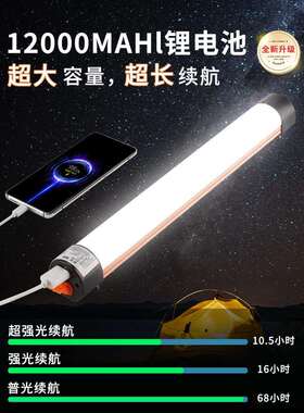 适用于led充电灯停电照明应急灯无线磁吸移动露营户外摆摊地摊灯