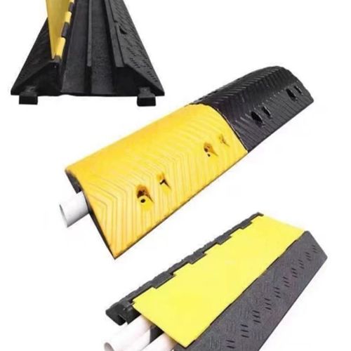 安徽交通线槽减速带橡胶电缆保护槽压线板室内户外地面线槽橡塑盖 - 图3