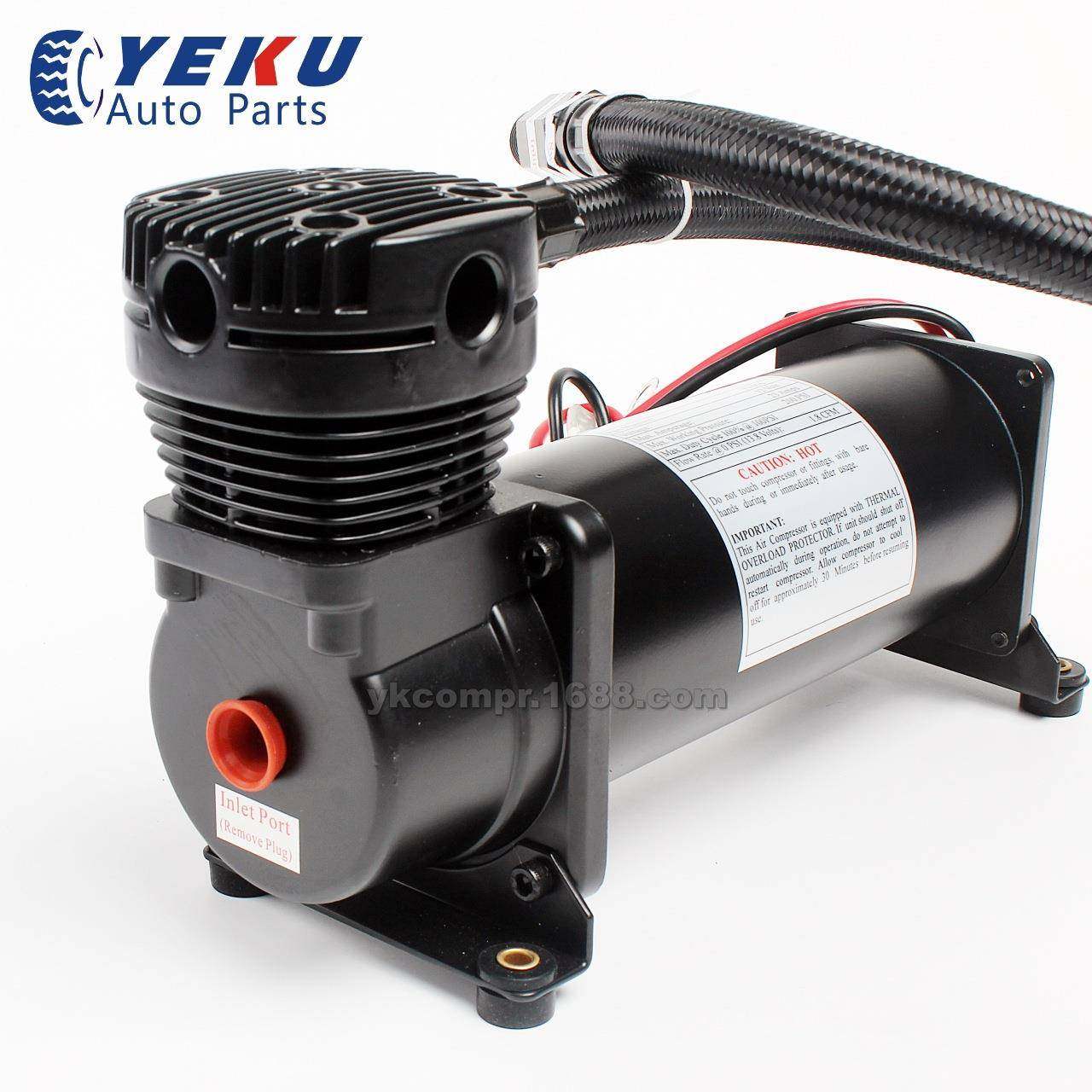 厂家热销汽车改装气泵200psi电机不锈钢空压机480C12V车载充气泵 - 图0