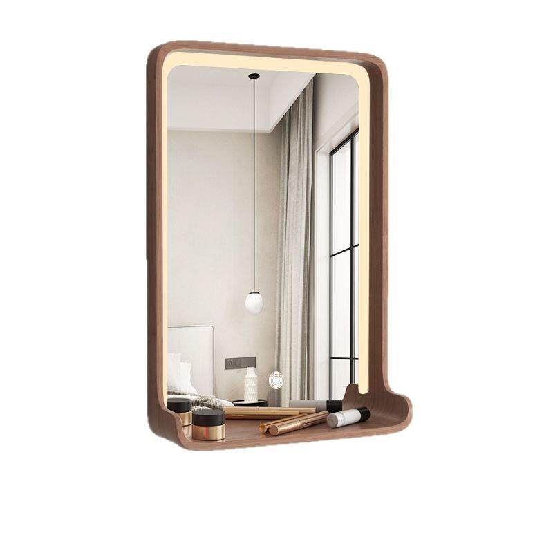 网红化妆镜台式桌面收挂墙现代梳妆镜子轻奢卧室led灯北欧风简约,淘宝优惠券,粉丝福利购,淘宝优惠卷