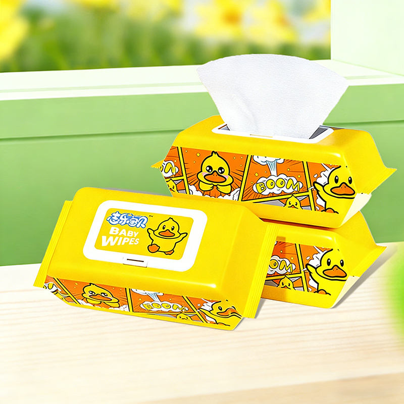 02B小黄鸭湿巾家用大包婴幼儿童新生手口屁专用,淘宝优惠券,粉丝福利购,淘宝优惠卷