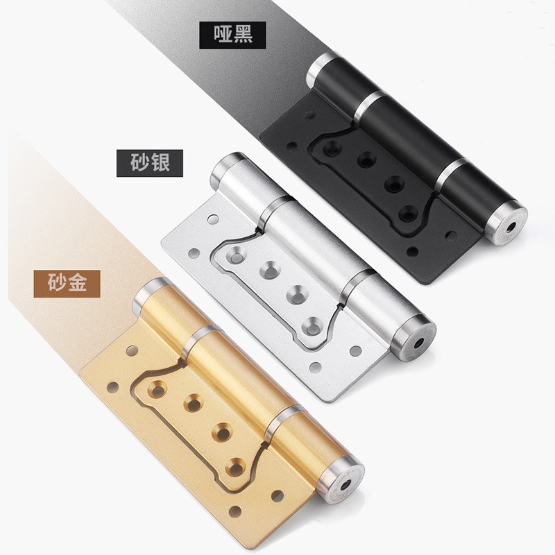 隐形门合页多功能闭门器自动关门液压缓冲暗门自闭弹簧子母合页 - 图0