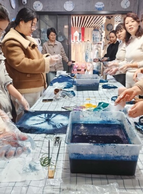 传统植物靛蓝扎染染剂免煮含教程