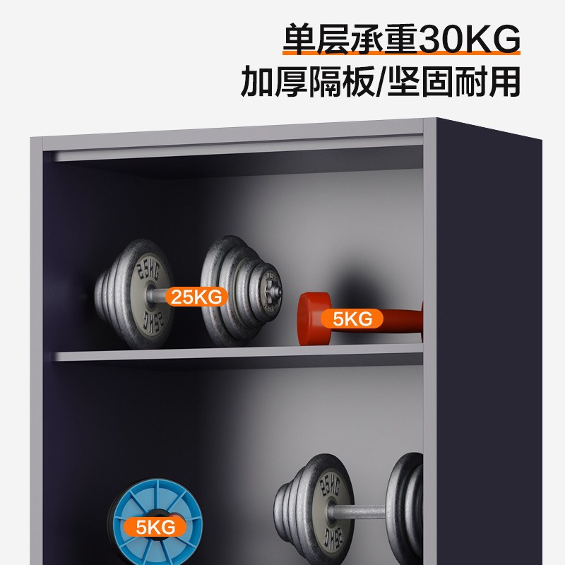 拆装文件柜矮柜铁皮档案柜资料收纳柜财务凭证柜带锁办公储物 - 图2