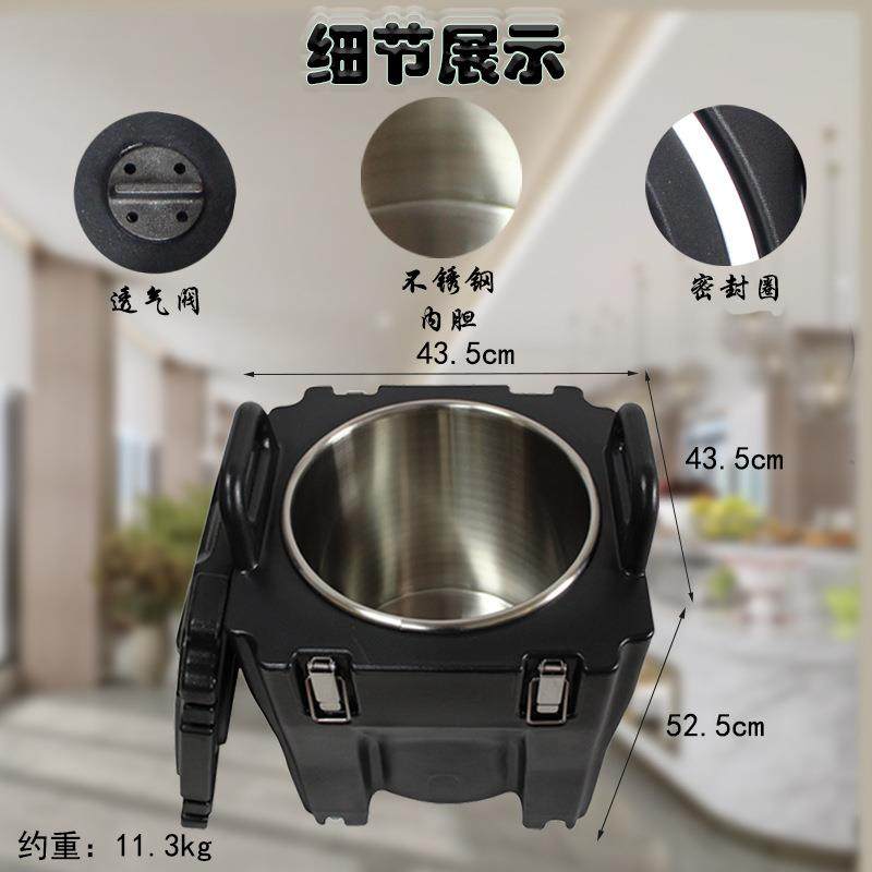 30L商用保温桶304不锈钢内胆米饭汤桶食堂摆摊冷热双用圆形桶,淘宝优惠券,粉丝福利购,淘宝优惠卷