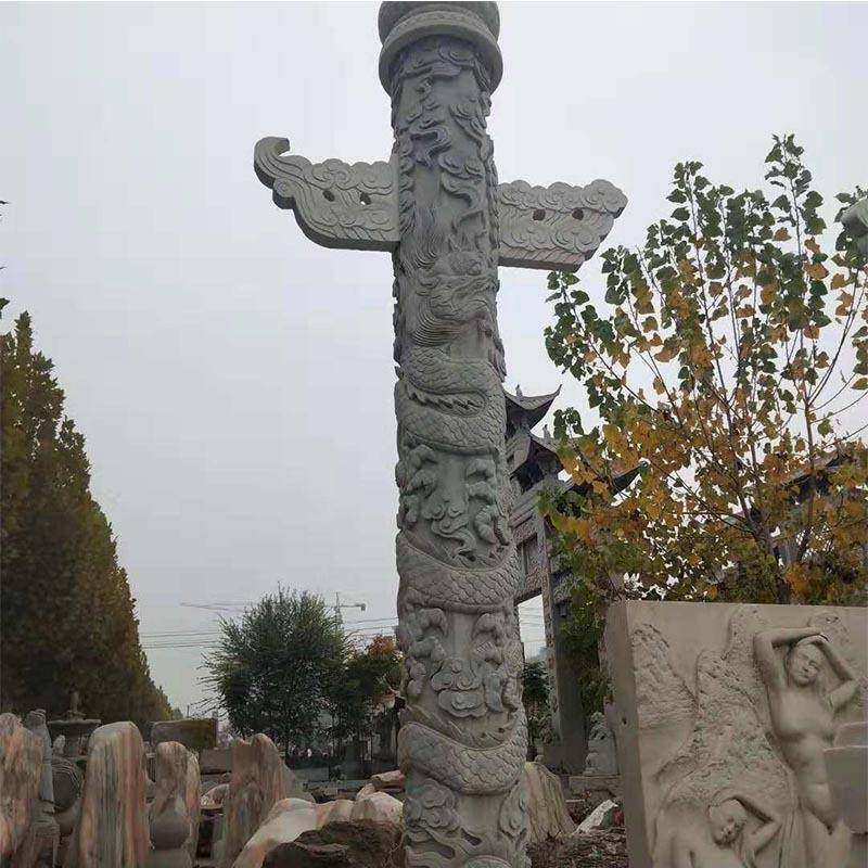 花岗岩石雕龙柱景区大门雕刻盘龙柱城市建设广场园林景观石雕龙柱,淘宝优惠券,粉丝福利购,淘宝优惠卷