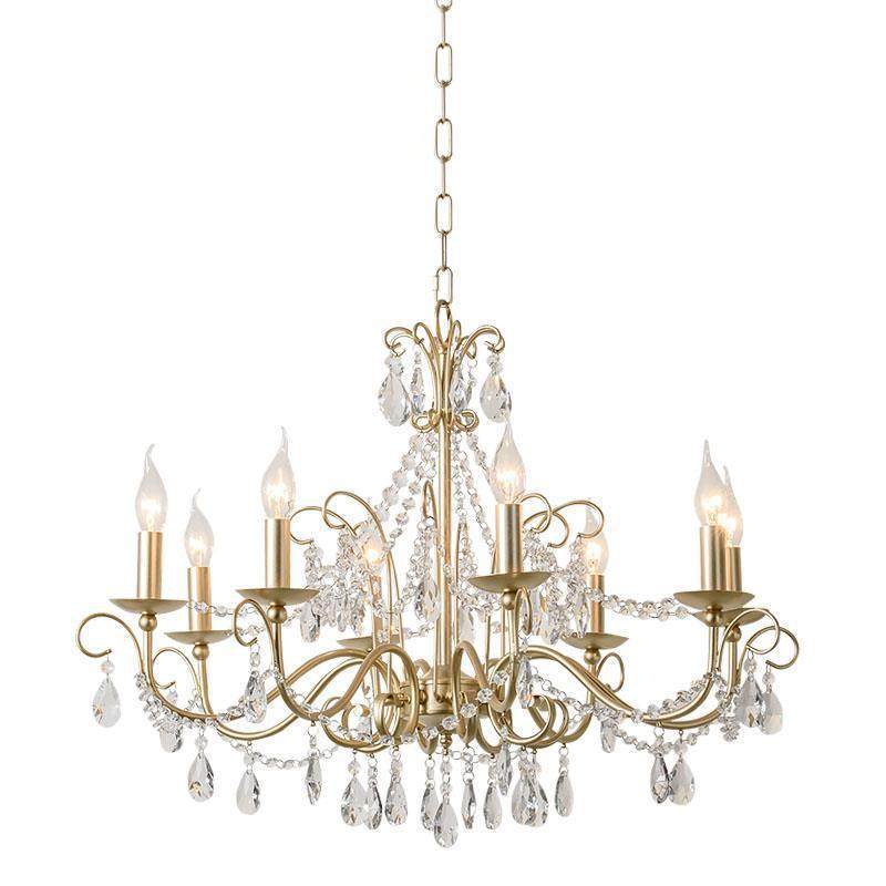 2022新款美式吊灯客厅灯餐厅乡村创意个性灯具简约轻奢卧室水晶灯,淘宝优惠券,粉丝福利购,淘宝优惠卷