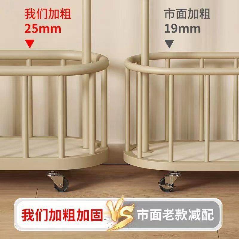 衣架落地卧室挂衣架简易衣帽架可移动带轮家用客厅网红阳台晾衣架,淘宝优惠券,粉丝福利购,淘宝优惠卷