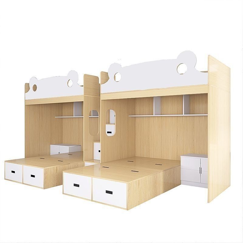 上下铺双层床姐弟互不打扰高低子母床小户型交错式多功能组合床,淘宝优惠券,粉丝福利购,淘宝优惠卷