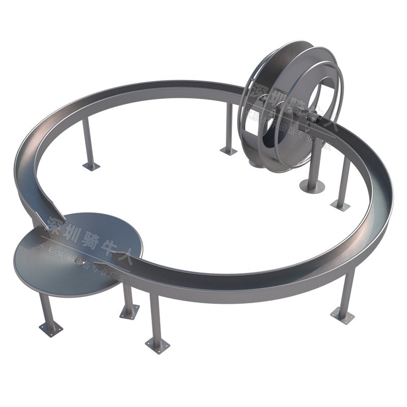 儿童戏水设备 压水井户外阿基米德取水器不锈钢水车转轮玩水设备 - 图3