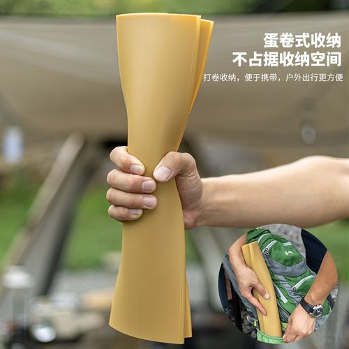 户外便携硅胶桌垫防烫防水防油污餐垫露营野餐烧烤桌面垫折叠隔热 - 图1