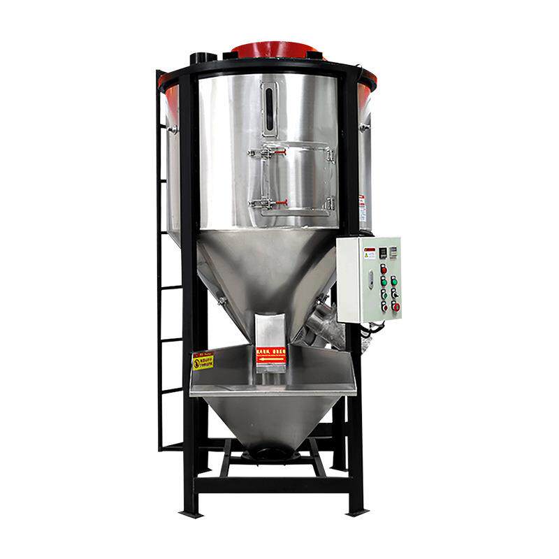 大型立式螺旋搅拌机塑料颗粒烘干拌料机300KG-15吨混料机加热烘干 - 图3