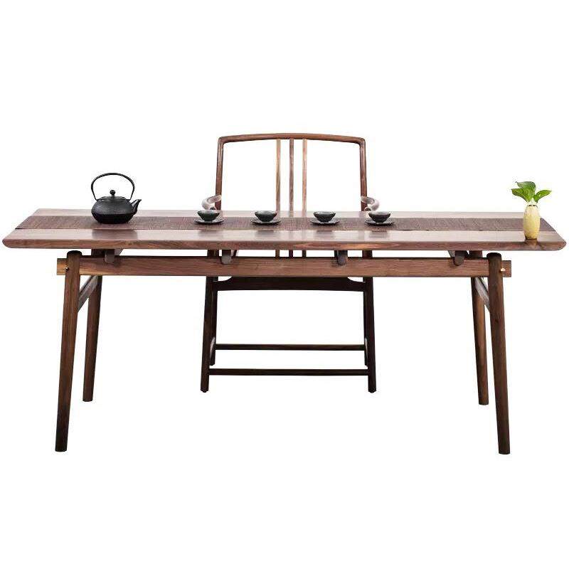 北美黑胡桃木纯原木书画桌明式画案家用新中式设计师书法桌写字台,淘宝优惠券,粉丝福利购,淘宝优惠卷