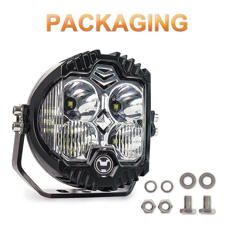 新款现货5寸三面发光LED工作灯供应4灯杯款越野车改装车灯,淘宝优惠券,粉丝福利购,淘宝优惠卷