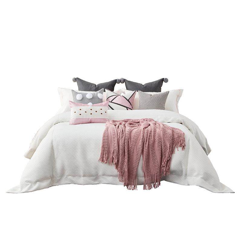 现代高档家具展厅青少年床上用品多件套简约儿童房样板间床品套件,淘宝优惠券,粉丝福利购,淘宝优惠卷