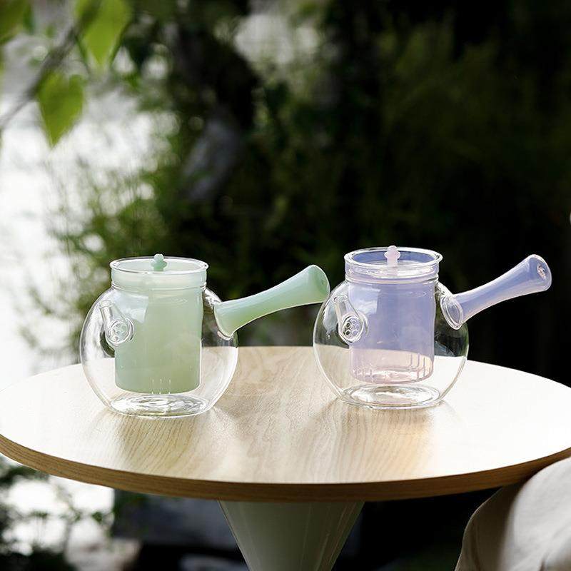 叁间侧把玻璃壶家用茶水分离小号煮茶器带过滤红茶泡茶冲茶壶,淘宝优惠券,粉丝福利购,淘宝优惠卷