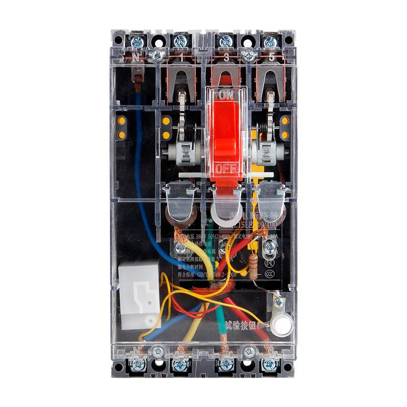 漏电保护开关DZ15LE三相四线漏电断路器380V上海人民空气开关100A - 图3