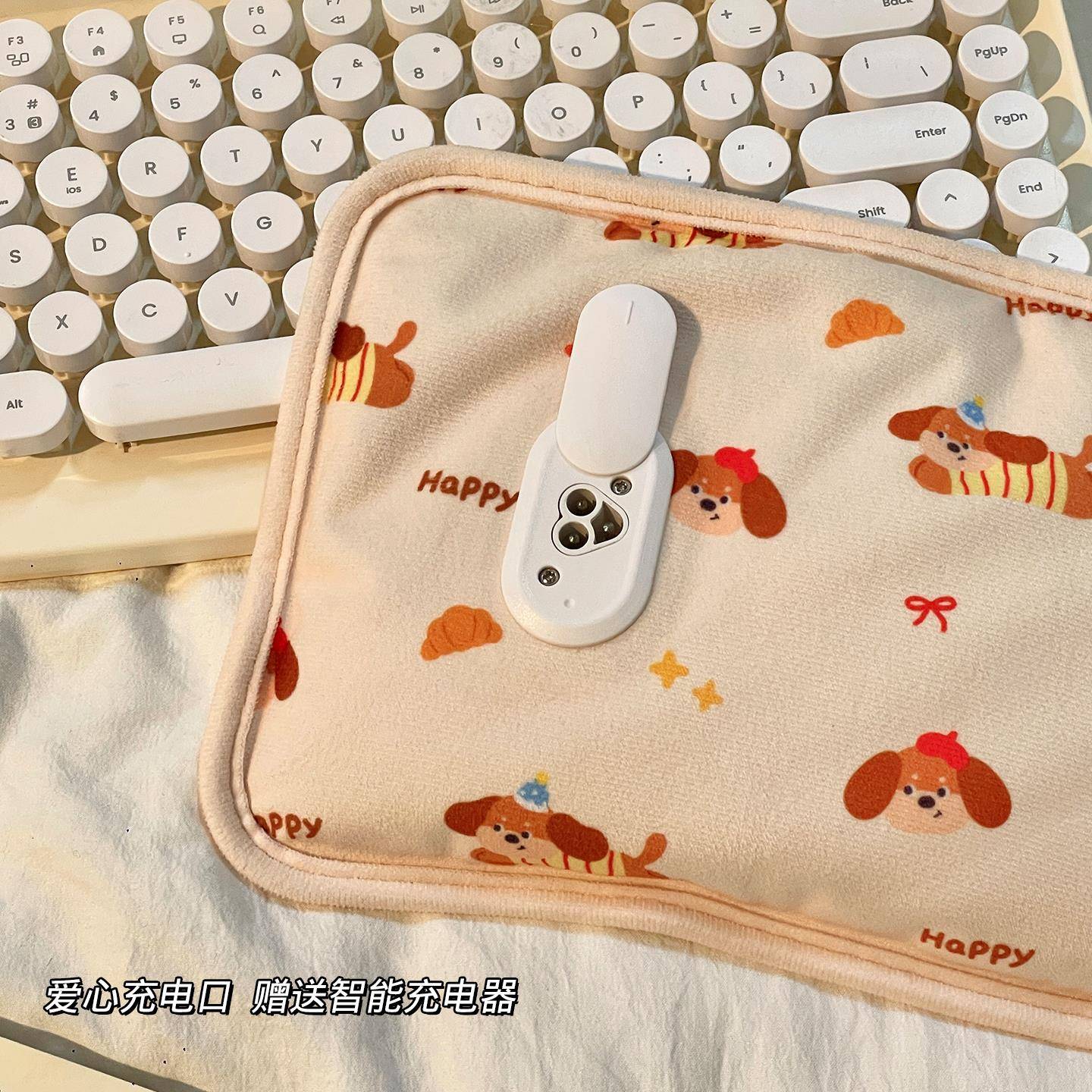 可爱热水袋充电款暖手宝2025新款防爆电热暖水袋被窝专用保暖神器 - 图2