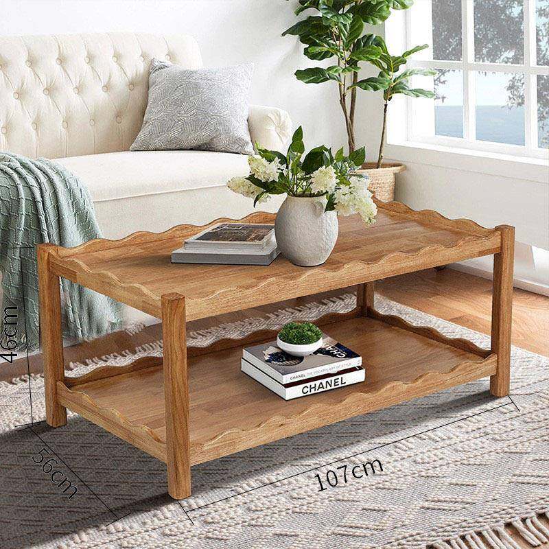 茶几客厅家用小户型实木腿新款一体茶桌办公室简易桌子长方形中式,淘宝优惠券,粉丝福利购,淘宝优惠卷