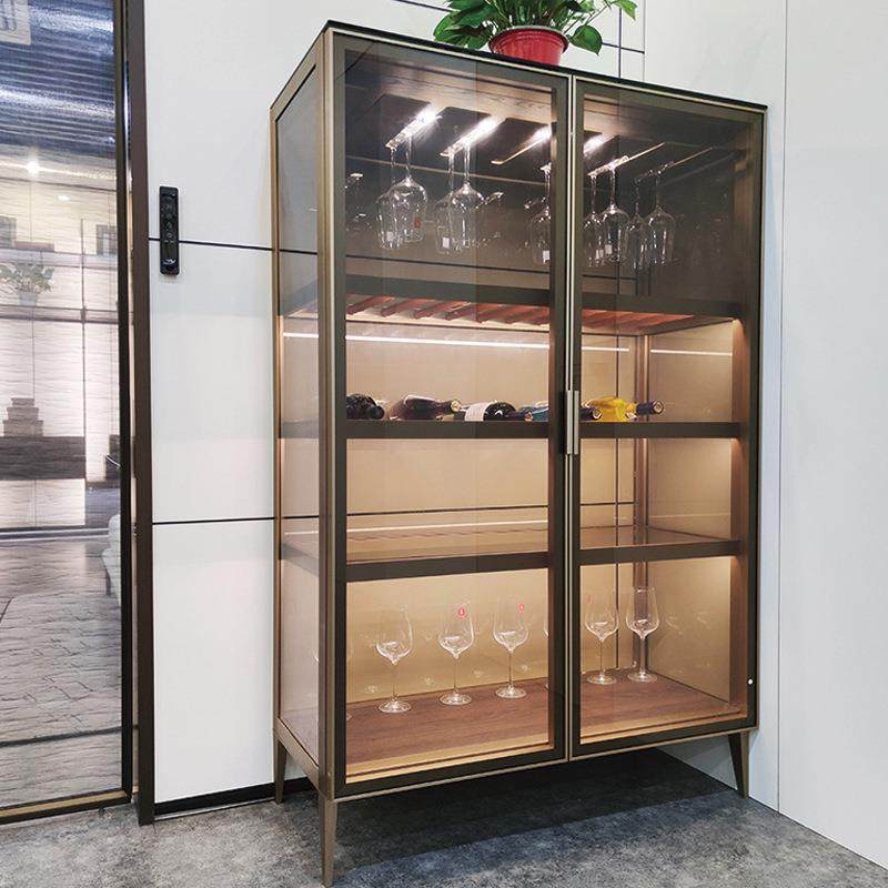 现代简约餐边柜一体厨房柜子铝合金茶水柜多功能储藏柜高端餐厅柜,淘宝优惠券,粉丝福利购,淘宝优惠卷