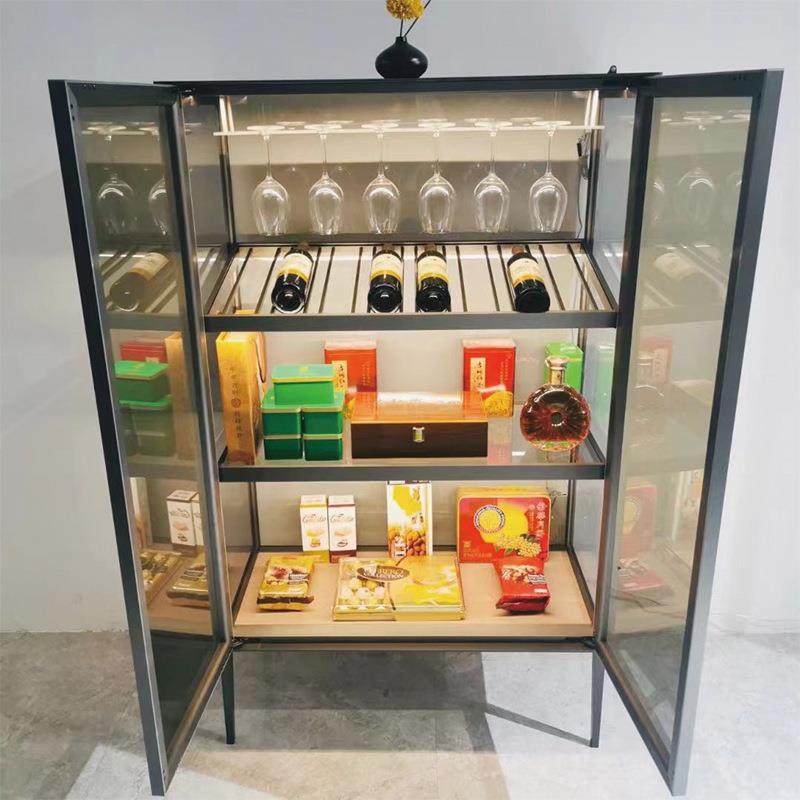 现代简约餐边柜一体厨房柜子铝合金茶水柜多功能储藏柜高端餐厅柜,淘宝优惠券,粉丝福利购,淘宝优惠卷