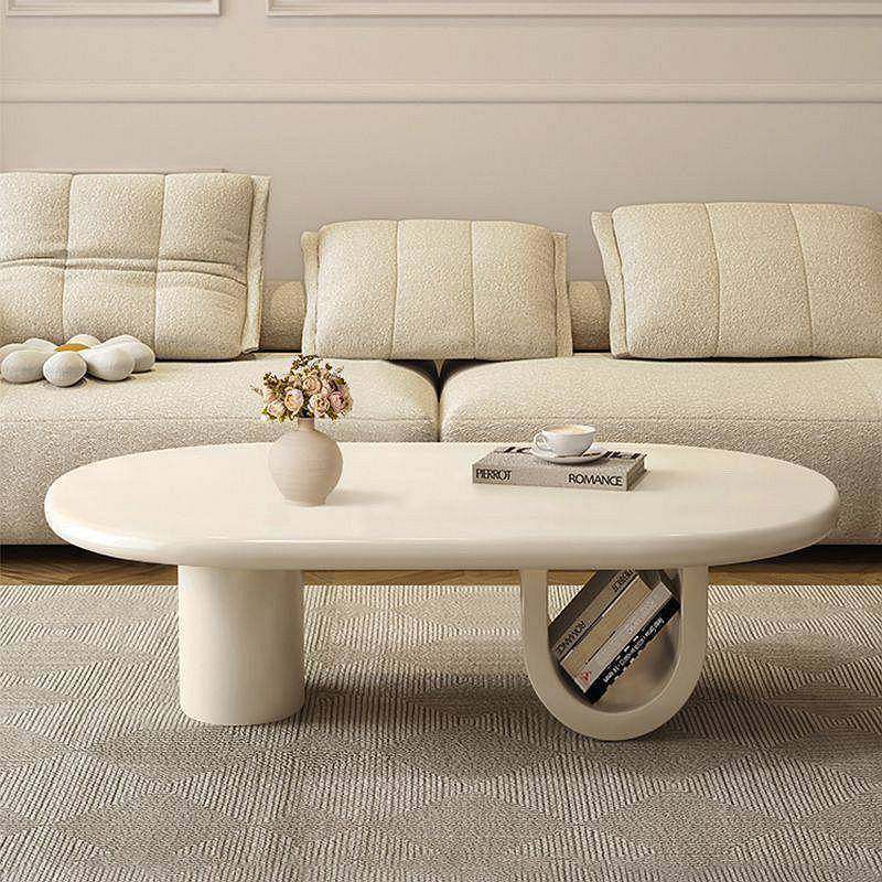 法式奶油风U型茶几家用客厅小户型轻奢感设计师网红创意桌子,淘宝优惠券,粉丝福利购,淘宝优惠卷