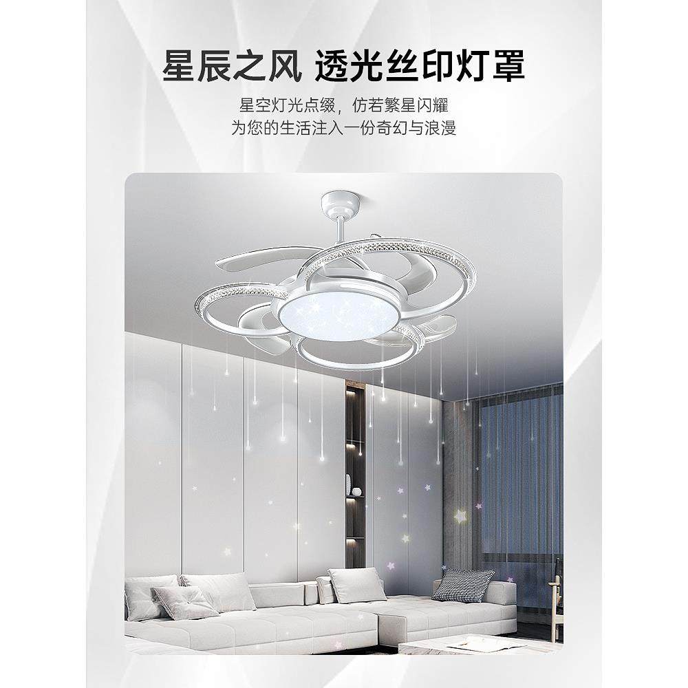 2023年新款家用现代简约餐厅电扇吊灯一体客厅风扇吸顶灯智能调光,淘宝优惠券,粉丝福利购,淘宝优惠卷