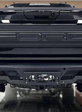 适用22-24年福特猛禽F150后保险杠竞技越野后护杠可按绞盘后护杠