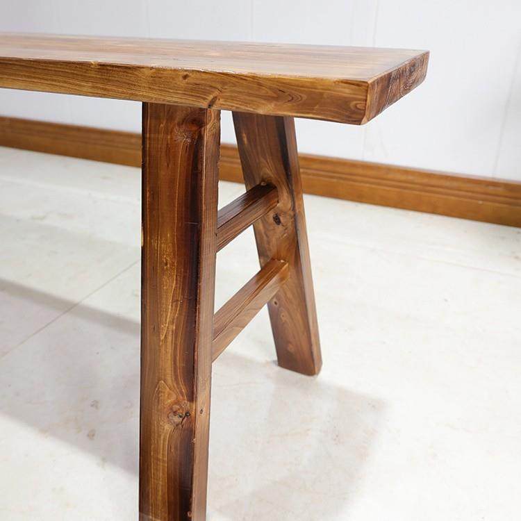 裕絮实木长条凳火锅长凳子现代简约柏木碳化长凳板凳火烧凳宽凳练,淘宝优惠券,粉丝福利购,淘宝优惠卷