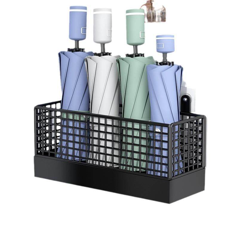 雨伞收纳架家用门口壁挂式雨伞架伞桶挂钩置物架门后免打孔放伞架,淘宝优惠券,粉丝福利购,淘宝优惠卷