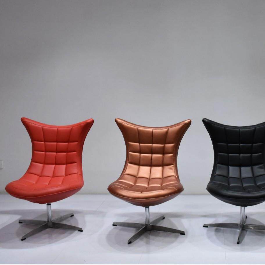 设计师单人沙发轻奢牛角椅北欧现代简约阳台客厅旋转休闲椅蜗牛椅,淘宝优惠券,粉丝福利购,淘宝优惠卷