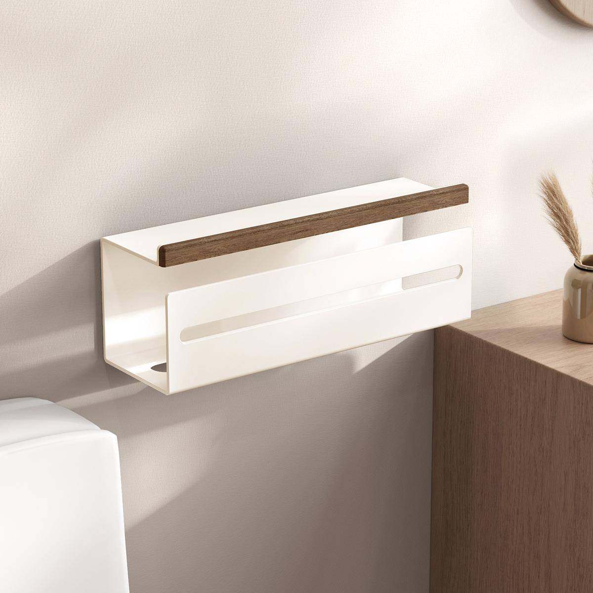 胡桃木纸巾架免打孔卫生间抽纸盒厕所浴室家用抽卷纸置物架壁挂式,淘宝优惠券,粉丝福利购,淘宝优惠卷